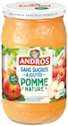 Compote Pomme Nature - Andros dans le catalogue Colruyt