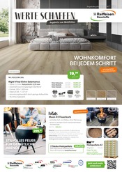 Raiffeisen Waren GmbH Baumärkte Prospekt der aktuellen Woche mit 8 Seiten, gültig von 01.09.2026 bis 30.11.2026, in Hanau und Umgebung Aktueller Raiffeisen Waren GmbH Baumärkte Prospekt in Hanau und Umgebung, "WERTE SCHAFFEN - Angebote zum Wohlfühlen" mit 8 Seiten, 01.09.2026 - 30.11.2026