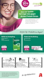 Aktueller mea - meine apotheke Apotheken Prospekt in Litzendorf und Umgebung, "Unsere August-Angebote" mit 4 Seiten, 01.08.2025 - 31.08.2025