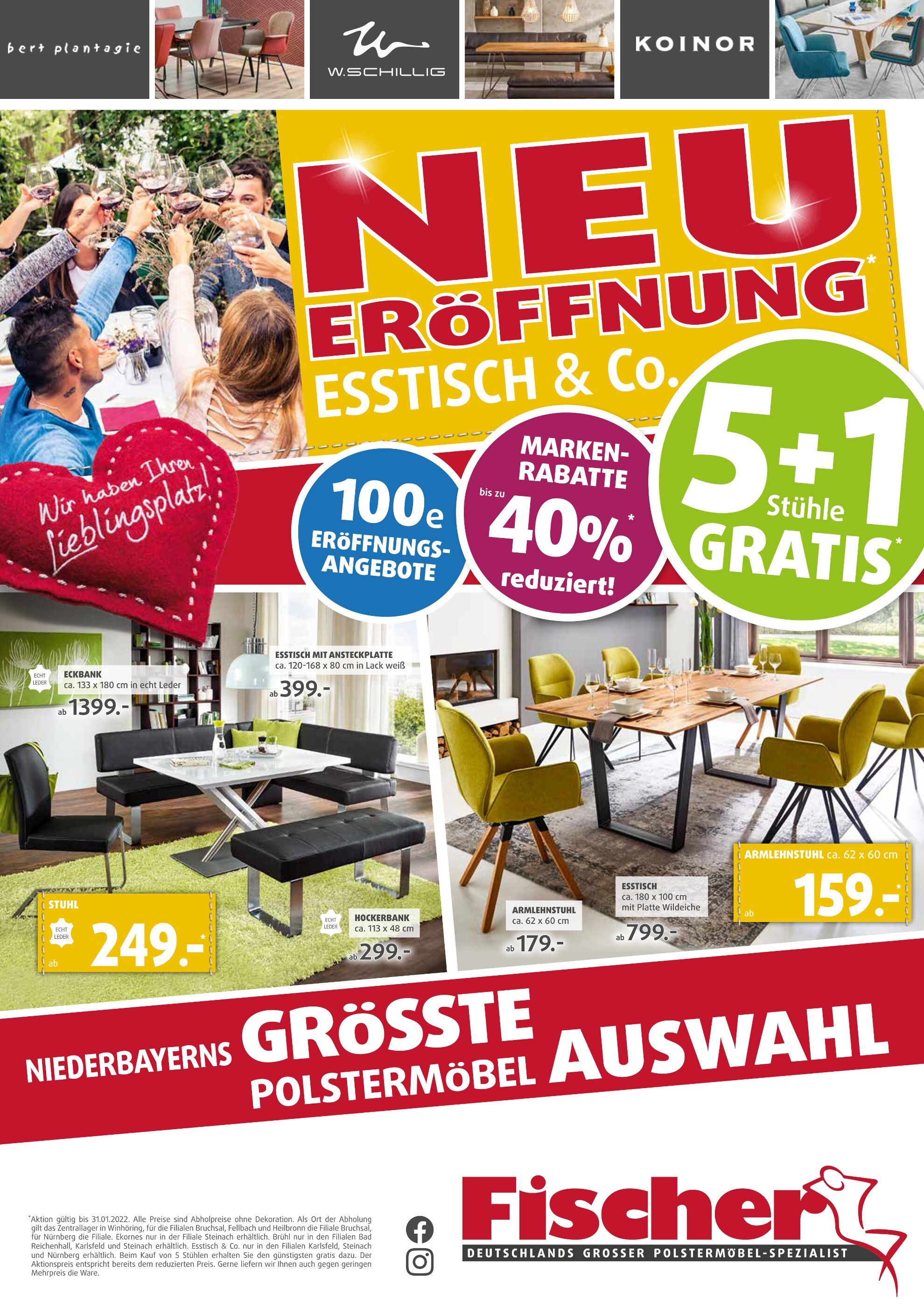 Polstermöbel Fischer Prospekt für Regensburg mit 12 Seiten Polstermöbel Fischer Prospekt für Regensburg: "Sofa Festival", 12 Seiten, 12.01.2022 - 31.01.2022