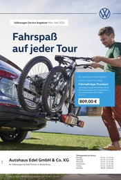 Aktueller Volkswagen Prospekt mit Fahrradträger, "Neuer Frühling, neuer Grip", Seite 1