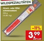 Aktuelles Hirschsalami Angebot bei Netto Marken-Discount in Leverkusen ab 3,99 €