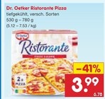 Aktuelles Ristorante Pizza Angebot bei Netto Marken-Discount in Ulm ab 3,99 €