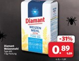 Weizenmehl im Angebot bei Markant Nordwest in Osnabrück Weizenmehl Angebote von Diamant bei Markant Nordwest Osnabrück für 0,89 €