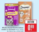 Knuspertaschen Katzensnacks im Angebot bei Marktkauf in Stuttgart Knuspertaschen Katzensnacks Angebote von Whiskas bei Marktkauf Stuttgart für 0,99 €