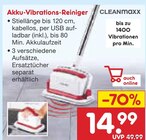 Akku-Vibrations-Reiniger Angebote von CLEANMAXX bei Netto Marken-Discount Singen für 14,99 €