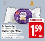 Butter-Stollen oder Edelmarzipan-Stollen Angebote bei EDEKA Ravensburg für 1,59 €