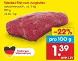 Aktuelles Falsches Filet vom Jungbullen Angebot bei Netto Marken-Discount in Braunschweig ab 1,39 €