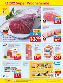 Rindfleisch im Netto Marken-Discount Prospekt "Aktuelle Angebote" mit 63 Seiten (Reutlingen)