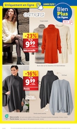 Offre Poncho Femme dans le catalogue Lidl du moment à la page 64