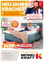 Möbel Kraft Prospekt für Potsdam mit 24 Seiten Möbel Kraft Prospekt für Potsdam: "NEUJAHRS-KRACHER!", 24 Seiten, 06.01.2021 - 02.02.2021