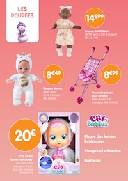 Prix et réduction Poussette Poupée dans le prospectus B&M en cours Offre Poussette Poupée dans le catalogue B&M du moment à la page 16