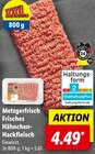 Frisches Hähnchen-Hackfleisch von Metzgerfrisch im aktuellen Lidl Prospekt für 4,49 €