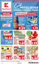 Aktueller Kaufland Supermarkt Prospekt in Schwerz und Umgebung, "Aktuelle Angebote" mit 52 Seiten, 18.04.2024 - 24.04.2024