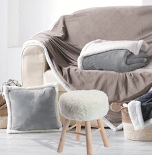 LE PLAID VELOURS / SHERPA - Stokomani à Boulogne-Billancourt LE PLAID VELOURS / SHERPA en promo chez Stokomani Boulogne-Billancourt à 11,99 €
