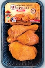 2 hauts de cuisse + 2 pilons de poulet - U en promo chez Super U Nanterre à 5,59 €