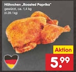 Hähnchen "Roasted Paprika" bei Netto Marken-Discount im Gärtringen Prospekt für 5,99 €