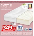 Aktuelles Kaltschaummatratze "Manchester" Angebot bei Segmüller in Augsburg ab 349,00 €