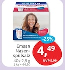 Nasenspülsalz von Emsan für 4,49 € bei budni im Angebot Nasenspülsalz von Emsan im aktuellen budni Prospekt