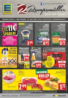 Cola im EDEKA Prospekt "Aktuelle Angebote" mit 24 Seiten (Paderborn)