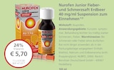 Junior Fieber- und Schmerzsaft bei LINDA im Hilden Prospekt für 5,70 €