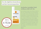Anthelios Invisible Fluid UVMune 400 LSF 50+ Angebot in Rastatt Anthelios Invisible Fluid UVMune 400 LSF 50+ im aktuellen Prospekt bei LINDA in Rastatt