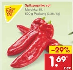 Spitzpaprika rot im Angebot bei Netto Marken-Discount in Hattingen Spitzpaprika rot Angebote von MARKT TAG bei Netto Marken-Discount Hattingen für 1,69 €
