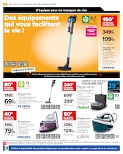 Aspirateur Balai Angebote im Prospekt "PASSEZ L'AUTOMNE CONNECTÉ À VOS ENVIES !" von Carrefour auf Seite 6