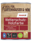 toom Baumarkt Marburg - Wetterschutz-Holzfarbe Angebot im Prospekt Wetterschutz-Holzfarbe bei toom Baumarkt im Marburg Prospekt für 12,99 €