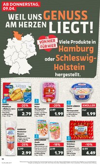 Mettwurst im aktuellen Kaufland Prospekt (Hamburg) Mettwurst im Kaufland Prospekt "KNĂśLLER" mit 70 Seiten (Hamburg)