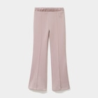 Pantalon de jogging bootcut stretch marron clair fille à La Halle dans Les Granges