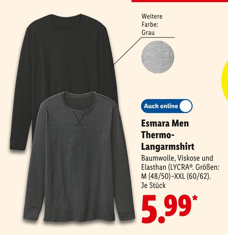 Men Thermo-Langarmshirt