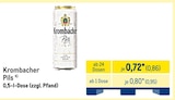 Pils im Angebot bei METRO in Karlsruhe Pils Angebote von Krombacher bei METRO Karlsruhe für 0,86 €