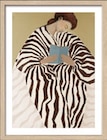 GERAHMTES BILD 01 „Striped Woman II“ Angebote bei Höffner Laatzen für 15,00 €