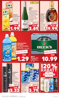 Becks im Kaufland Prospekt "Aktuelle Angebote" mit 56 Seiten (Regensburg)