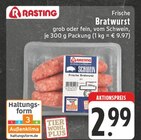 Frische Bratwurst Angebote von Rasting bei E center Mülheim für 2,99 €