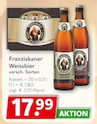 Weissbier im Angebot bei Getränkeland in Neubrandenburg Weissbier Angebote von Franziskaner bei Getränkeland Neubrandenburg für 17,99 €