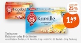 Aktuelles Kräuter- oder Früchtetee Angebot bei tegut in Stuttgart ab 1,49 €