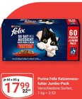 Katzennassfutter Jumbo-Pack Angebote von Purina Felix bei GLOBUS Weimar für 17,99 €