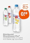 Mineralwasser Plus Angebote von RhönSprudel bei tegut Offenbach für 0,59 €