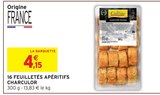 16 feuilletés apéritifs - CHARCULOR - Intermarché Super 16 feuilletés apéritifs - CHARCULOR à 4,15 € dans le catalogue Intermarché Super