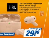 True Wireless Kopfhörer Wave Beam beige bei expert im Aichach Prospekt für 29,99 €