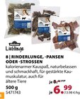 Rinderlunge, -Pansen oder -Strossen Angebote von Dehner Lieblinge bei Dehner Garten-Center Schwäbisch Hall für 6,99 €