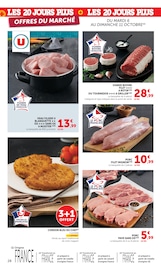 Promos Viande De Porc dans le catalogue "LES 20 JOURS PLUS" de Hyper U Viande De Porc en promo dans le catalogue Hyper U à la page 28