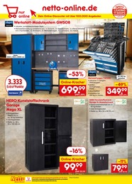 Kunststoffschrank Angebot im aktuellen Netto Marken-Discount Prospekt auf Seite 34