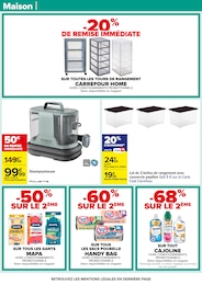 Prix et réduction Poubelle dans le prospectus Carrefour en cours Offre Poubelle dans le catalogue Carrefour du moment à la page 38