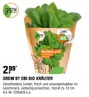BIO KRÄUTER Angebote von GROW BY OBI bei OBI Bottrop für 2,99 €