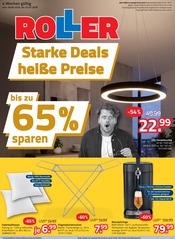 ROLLER Möbel & Einrichtung Prospekt der aktuellen Woche mit 4 Seiten, gültig von 28.06.2026 bis 25.07.2026, in Pfaffenhofen und Umgebung Aktueller ROLLER Möbel & Einrichtung Prospekt in Pfaffenhofen und Umgebung, "Starke Deals, heiße Preise" mit 4 Seiten, 28.06.2026 - 25.07.2026
