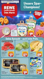 REWE Prospekt "Dein Markt" für Illertissen, 18 Seiten, 29.07.2024 - 03.08.2024