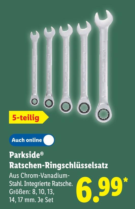 Ratschen-Ringschlüsselsatz